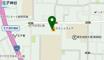 CROSSBOOKS サミット王子店の地図画像