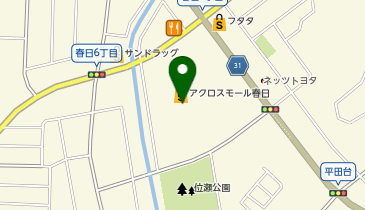 積文館書店 アクロスモール春日店の地図画像