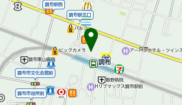 NEW YORKER'S Cafe 調布北口店の地図画像