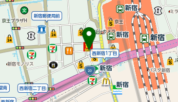 喫茶室ルノアール 新宿西口駅前店の地図画像