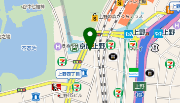 喫茶室ルノアール 上野しのばず口店の地図画像