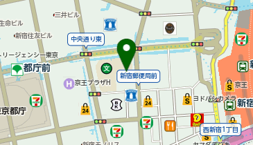 NEW YORKER'S Cafe 新宿エステックビル店の地図画像