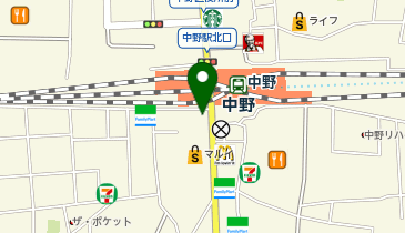 喫茶室ルノアール 中野南口駅前店の地図画像