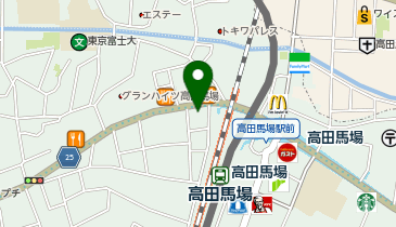 喫茶室ルノアール 高田馬場駅前店の地図画像