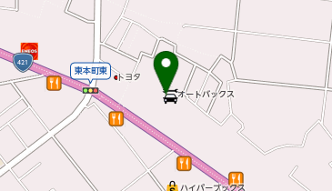 オートバックス ・八日市店の地図画像