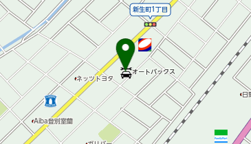 オートバックス 室蘭の地図画像