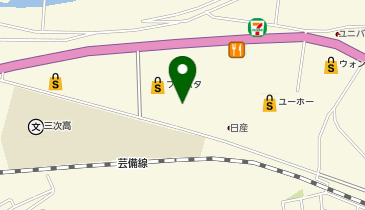 オートバックス 広島三次の地図画像