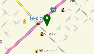 オートバックス 中標津の地図画像