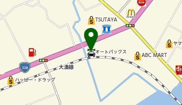 オートバックス むつ店の地図画像