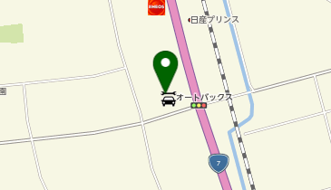 オートバックス 下新城の地図画像