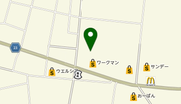 オートバックス 寒河江の地図画像