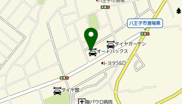 オートバックス 八王子めじろ台の地図画像