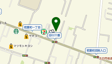 オートバックス 立川若葉の地図画像