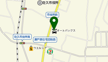 オートバックス 佐久店の地図画像