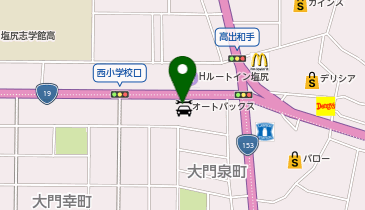 オートバックス 塩尻店の地図画像
