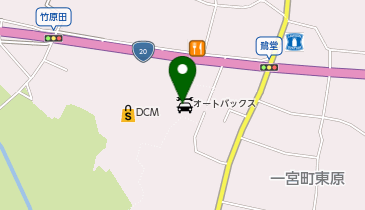 オートバックス 一宮御坂の地図画像