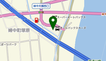 オートバックス セコハン市場富山の地図画像