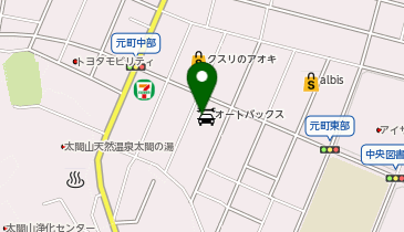 オートバックス 小杉店の地図画像
