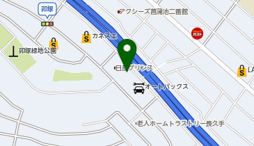 オートバックス 長久手の地図画像