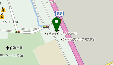 オートバックス ・ニュー北谷の地図画像