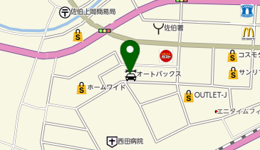 オートバックス ・コスモタウン佐伯の地図画像