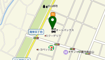 オートバックス 谷山店の地図画像