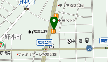 カレーハウスCoCo壱番屋 松葉公園店の地図画像