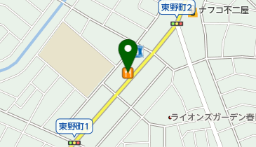 カレーハウスCoCo壱番屋 春日井東野店の地図画像