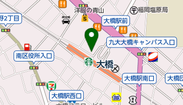 カレーハウスCoCo壱番屋 福岡大橋駅東口店の地図画像