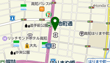 カレーハウスCoCo壱番屋 高知はりまや橋店の地図画像