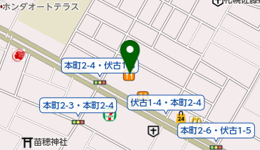 カレーハウスCoCo壱番屋 東区伏古店の地図画像