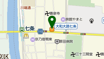 カレーハウスCoCo壱番屋 京阪七条店の地図画像
