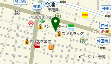カレーハウスCoCo壱番屋 今池ダイエー通店の地図画像