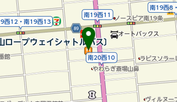 カレーハウスCoCo壱番屋 中央区石山通店の地図画像