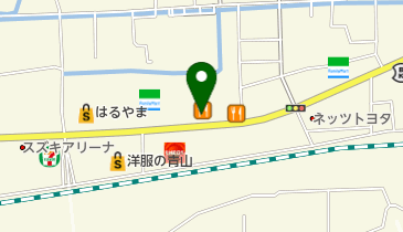 カレーハウスCoCo壱番屋 岡山大安寺店の地図画像