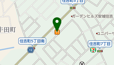 カレーハウスCoCo壱番屋 安城住吉店の地図画像