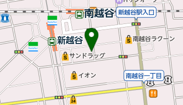 カレーハウスCoCo壱番屋 新越谷駅東口店の地図画像