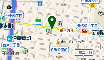 カレーハウスCoCo壱番屋 御徒町春日通り店の地図画像