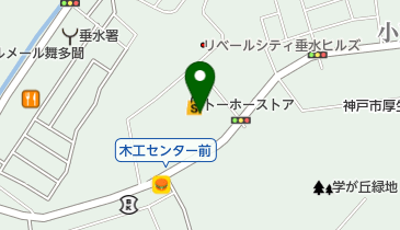 カレーハウスCoCo壱番屋 垂水区小束山店の地図画像