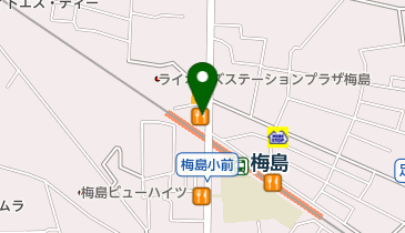 カレーハウスCoCo壱番屋 東武梅島駅前店の地図画像