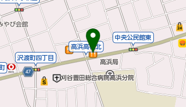 カレーハウスCoCo壱番屋 高浜一本木店の地図画像