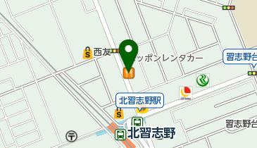 カレーハウスCoCo壱番屋 北習志野駅前店の地図画像