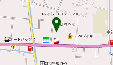 カレーハウスCoCo壱番屋 香南野市店の地図画像