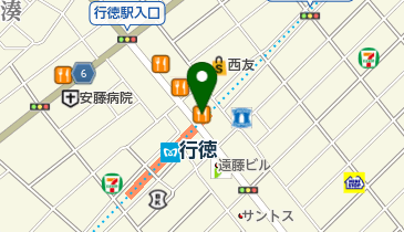 カレーハウスCoCo壱番屋 東京メトロ行徳駅前店の地図画像