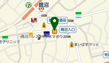 カレーハウスCoCo壱番屋 東急鷺沼駅前通店の地図画像