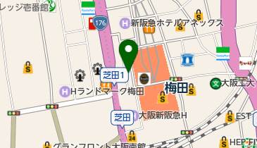 カレーハウスCoCo壱番屋 北区芝田一丁目店の地図画像