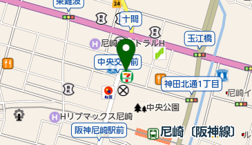 カレーハウスCoCo壱番屋 阪神尼崎駅前店の地図画像