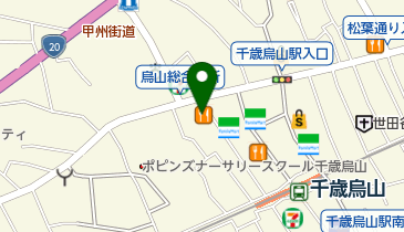 カレーハウスCoCo壱番屋 京王千歳烏山駅6番街店の地図画像