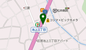 カレーハウスCoCo壱番屋 ARROW池上店の地図画像