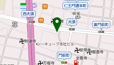 カレーハウスCoCo壱番屋 中区大須店の地図画像